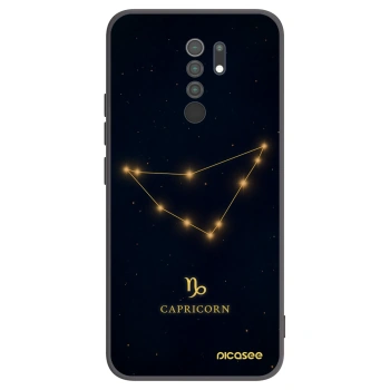 Picasee crna silikonska maskica za Xiaomi Redmi 9 - CAPRICORN