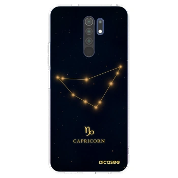 Picasee silikonska prozirna maskica za Xiaomi Redmi 9 - CAPRICORN