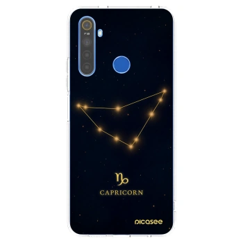 Picasee silikonska prozirna maskica za Realme 5 - CAPRICORN