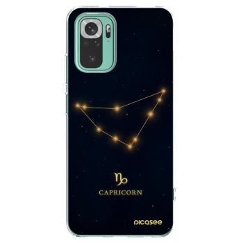 Picasee silikonska prozirna maskica za Xiaomi Redmi Note 10 Pro - CAPRICORN