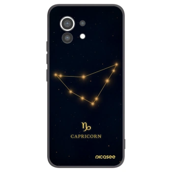 Picasee crna silikonska maskica za Xiaomi Mi 11 - CAPRICORN