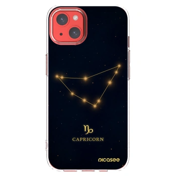 Picasee silikonska prozirna maskica za Apple iPhone 13 - CAPRICORN