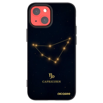 Picasee crna silikonska maskica za Apple iPhone 13 mini - CAPRICORN
