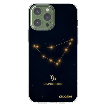 Picasee silikonska prozirna maskica za Apple iPhone 13 Pro Max - CAPRICORN