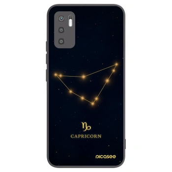 Picasee crna silikonska maskica za Xiaomi Redmi Note 10 5G - CAPRICORN