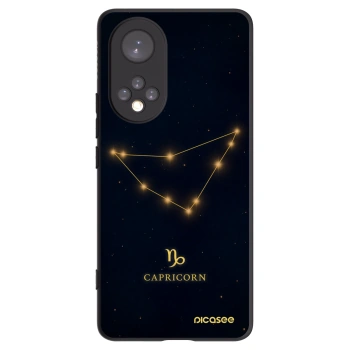 Picasee crna silikonska maskica za Honor 50 5G - CAPRICORN
