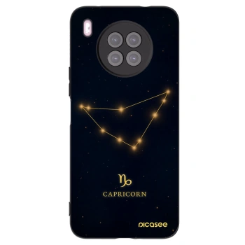 Picasee crna silikonska maskica za Huawei Nova 8i - CAPRICORN