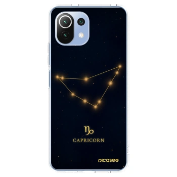 Picasee silikonska prozirna maskica za Xiaomi 11 Lite 5G NE - CAPRICORN