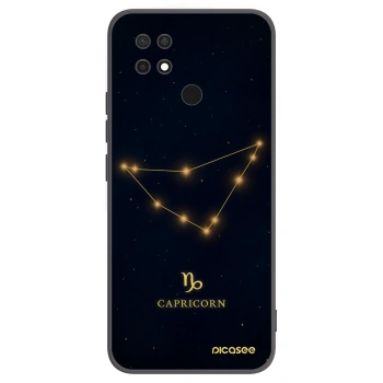 Picasee crna silikonska maskica za Xiaomi Redmi 10C - CAPRICORN