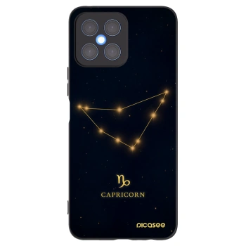Picasee crna silikonska maskica za Honor X8 4G - CAPRICORN