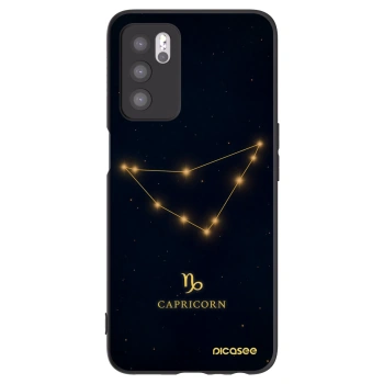 Picasee crna silikonska maskica za OPPO A16s - CAPRICORN