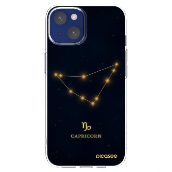 Picasee silikonska prozirna maskica za Apple iPhone 14 - CAPRICORN