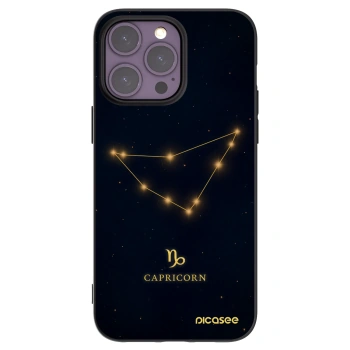 Picasee crna silikonska maskica za Apple iPhone 14 Pro Max - CAPRICORN