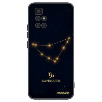 Picasee crna silikonska maskica za Xiaomi Redmi 10 (2022) - CAPRICORN