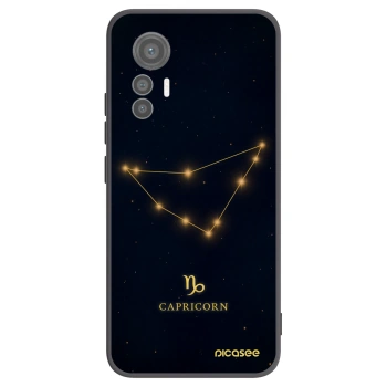 Picasee crna silikonska maskica za Xiaomi 12 Lite - CAPRICORN