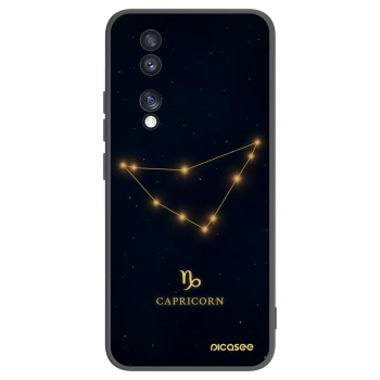 Picasee crna silikonska maskica za Honor 70 - CAPRICORN