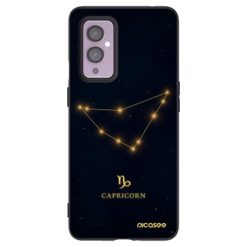 Picasee crna silikonska maskica za OnePlus 9 - CAPRICORN