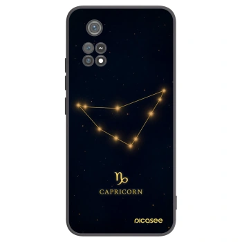 Picasee crna silikonska maskica za Xiaomi Poco M4 Pro - CAPRICORN