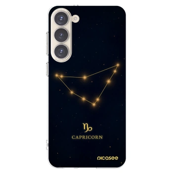 Picasee silikonska prozirna maskica za Samsung Galaxy S23+ 5G - CAPRICORN