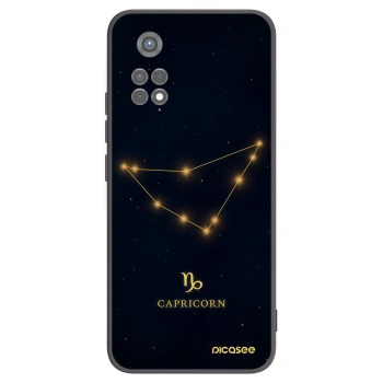 Picasee crna silikonska maskica za Xiaomi Redmi Note 11S 5G - CAPRICORN