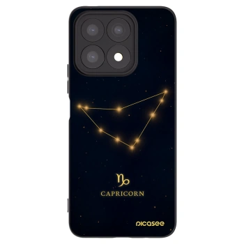 Picasee crna silikonska maskica za Honor X8a - CAPRICORN