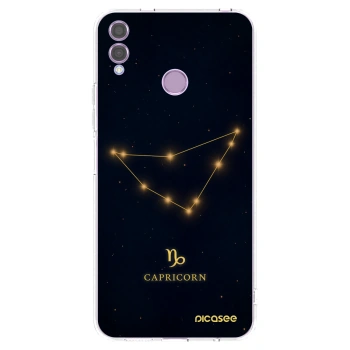 Picasee silikonska prozirna maskica za Honor 8X - CAPRICORN