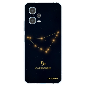 Picasee silikonska prozirna maskica za Xiaomi Redmi Note 12 5G - CAPRICORN