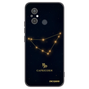 Picasee crna silikonska maskica za Xiaomi Redmi 12C - CAPRICORN