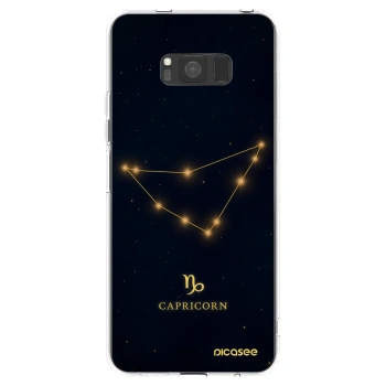 Picasee silikonska prozirna maskica za Samsung Galaxy S8 G950F - CAPRICORN