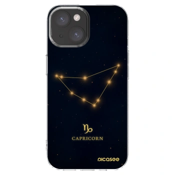 Picasee silikonska prozirna maskica za Apple iPhone 15 - CAPRICORN