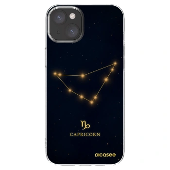 Picasee silikonska prozirna maskica za Apple iPhone 15 Plus - CAPRICORN
