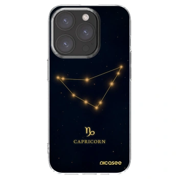 Picasee silikonska prozirna maskica za Apple iPhone 15 Pro - CAPRICORN