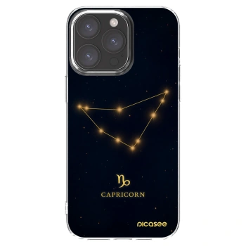 Picasee silikonska prozirna maskica za Apple iPhone 15 Pro Max - CAPRICORN