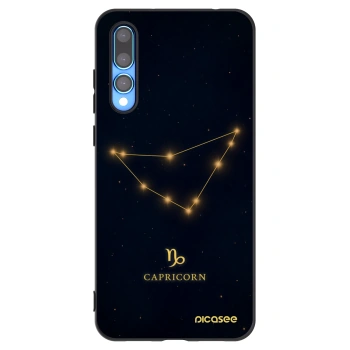 Picasee crna silikonska maskica za Huawei P20 Pro - CAPRICORN