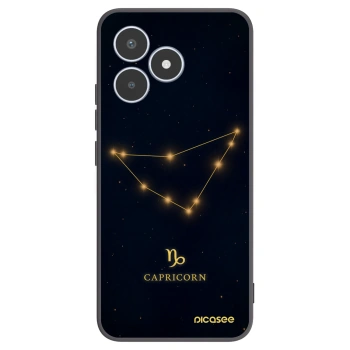 Picasee crna silikonska maskica za Realme C53 - CAPRICORN