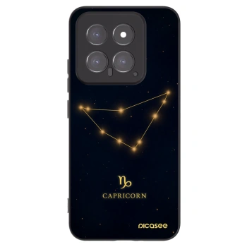 Picasee crna silikonska maskica za Xiaomi 14 - CAPRICORN