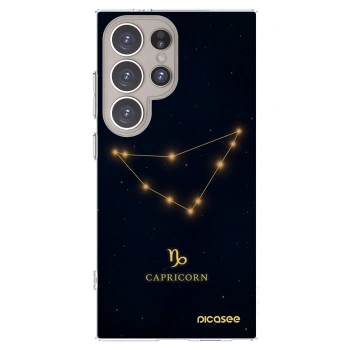 Picasee silikonska prozirna maskica za Samsung Galaxy S24 Ultra S928B 5G - CAPRICORN