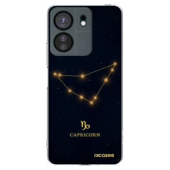 Picasee silikonska prozirna maskica za Xiaomi Redmi 13C 4G - CAPRICORN