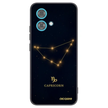 Picasee crna silikonska maskica za Motorola Edge 40 Neo - CAPRICORN