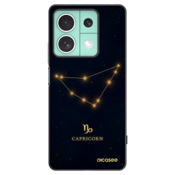 Picasee crna silikonska maskica za Xiaomi Redmi Note 13 5G - CAPRICORN