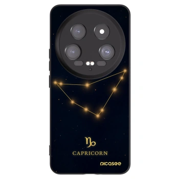 Picasee crna silikonska maskica za Xiaomi 14 Ultra - CAPRICORN