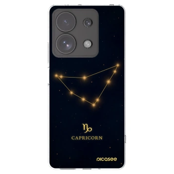 Picasee silikonska prozirna maskica za Xiaomi Redmi Note 13 Pro 4G - CAPRICORN