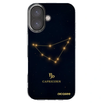 Picasee silikonska prozirna maskica za Apple iPhone 16 - CAPRICORN