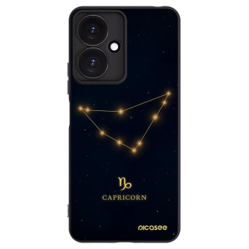Picasee crna silikonska maskica za Xiaomi Redmi 13C 5G - CAPRICORN
