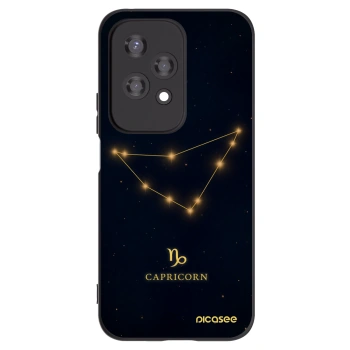 Picasee crna silikonska maskica za Honor 200 Lite - CAPRICORN