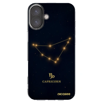 Picasee silikonska prozirna maskica za Apple iPhone 16 Plus - CAPRICORN