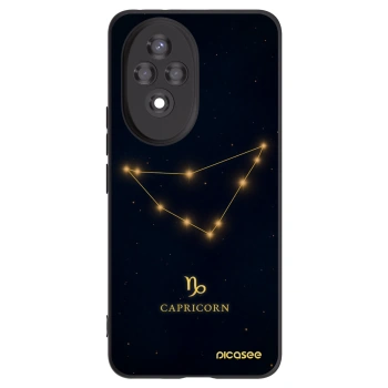 Picasee crna silikonska maskica za Honor 200 Pro 5G - CAPRICORN