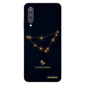 Picasee silikonska prozirna maskica za Xiaomi Mi 9 - CAPRICORN