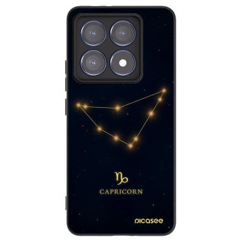 Picasee crna silikonska maskica za Xiaomi 14T Pro - CAPRICORN