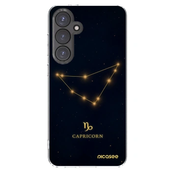 Picasee silikonska prozirna maskica za Samsung Galaxy S24 FE S721B - CAPRICORN